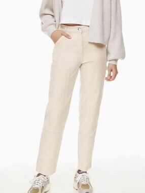 Aritzia Wilfred Free Cream Pants